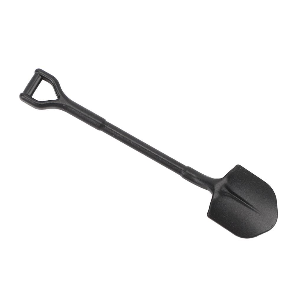 2Pcs Black RC Metal Shovel Decoration Set Iron Simulation Accessory Shovel For RC Crawler Cars