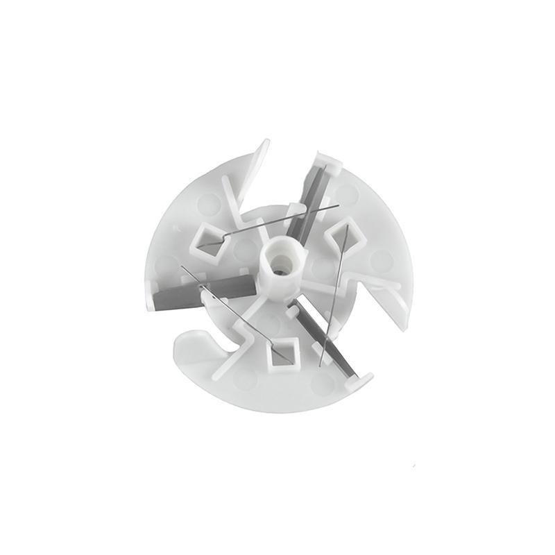 Набор из 3 круглых лезвий для удаления катышков с пластиковым и металлическим дизайном для эффективного ухода за одеждой