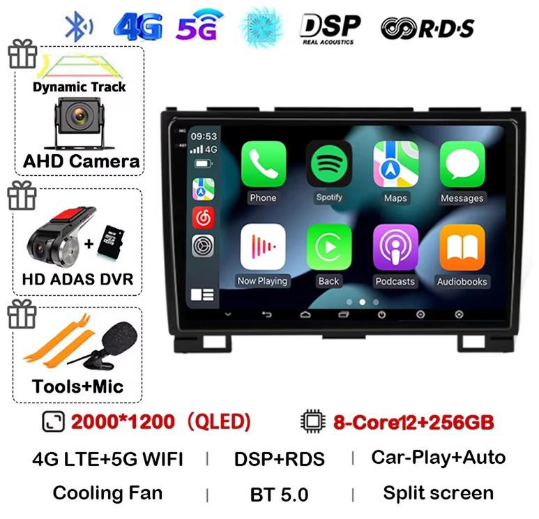 Android 14 Carplay Auto 360 Camera для Great Wall Haval Hover H5 H3 2011-2016 Автомобильный Радио Мультимедийный Плеер GPS Навигация Стерео