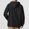 adidas Originals Trefoil Stripe Logo Куртка с капюшоном Мужская верхняя одежда Черный HK5139