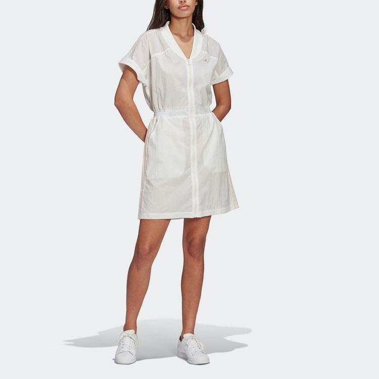 Adidas Originals Short Sleeved Dress Women's White GM5390