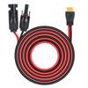 12AWG 6M XT60 Female Extension Cable Quick Connector+8PCS Cable Clips for Auto RV Motorcycle Solar Panel Battery Charging Cable