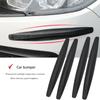 2Pcs Car Anti-Scratch Strips for Front Rear Bumper Protector Corner Guard Bumper Decal Carbon Body Protector Car Molding