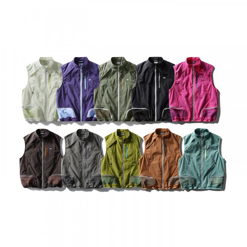 Men Women Outdoor Cycling Hiking Quick Dry Breathable Water Resistant Vest Pants Set Sportswear
