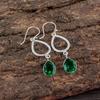 Chrome Diopside Gemstone 925 Sterling Silver Jewelry Handmade Earrings 1.90" EE-16-7