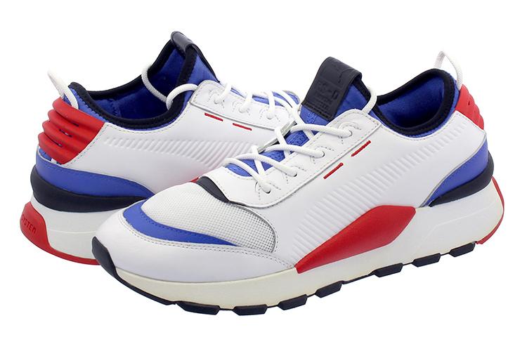 Мужские кроссовки Puma RS-0 Sound Белый/Синий Dazzle/Красный High Risk