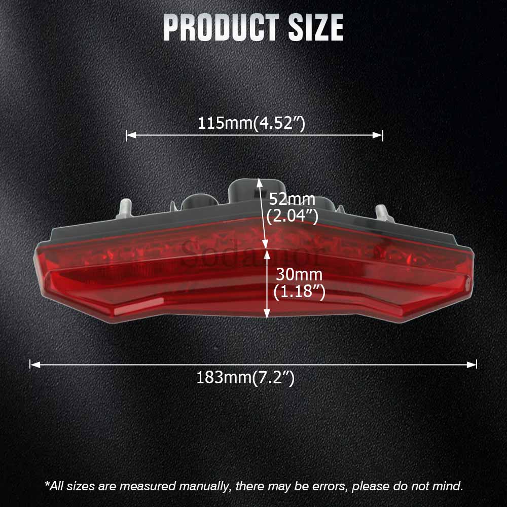 Светодиодный задний фонарь подходит для Can-Am Commander DPS XT MAX DPS XT 2021 2022 710006633 Модифицированный автомобиль UTV Задние тормозные стоп-сигналы светодиодные фонари