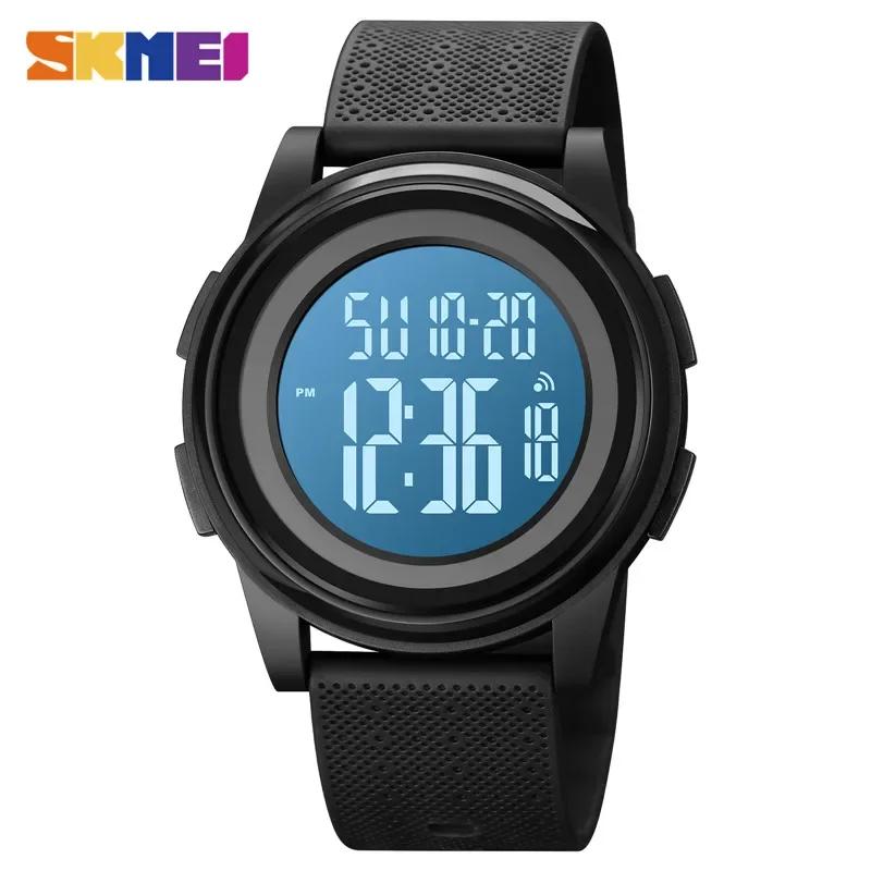 SKMEI 1895 Цифровые наручные часы relogio masculino Повседневные Спортивные часы с таймером Обратный отсчет Мужские Светодиодная подсветка Хроно Будильник 5 Бар Водонепроницаемые