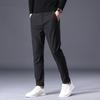 Autumn And Winter Thick Velvet/Regular Solid Color Casual Slim Straight Pants Simple Non Ironing Business Men'S Pants