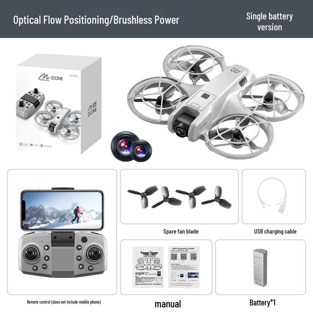 V666 8K HD Дрон: Аэрофотосъемка, Обход препятствий, Бесколлекторный двигатель, Радиоуправляемый летательный аппарат