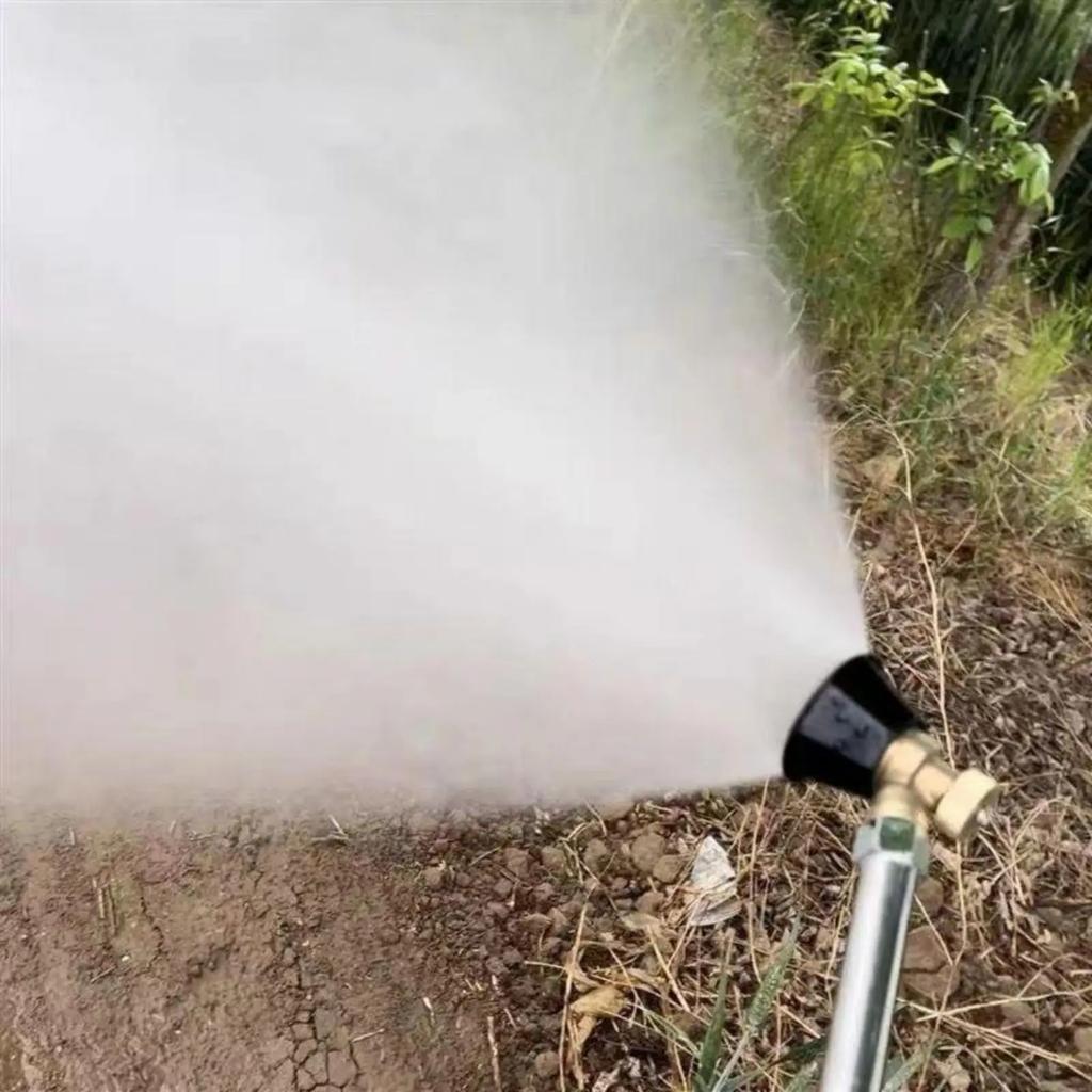 1PCS Brass/Alloy Nozzle Agricultural Atomization Adjustable Nozzle Black Whirlwind Agricultural sprinkler Head Garden Tool