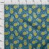 oneOone Cotton Poplin Light Blue Fabric Kawai Sewing Material Print Fabric By The Yard 42 Inch