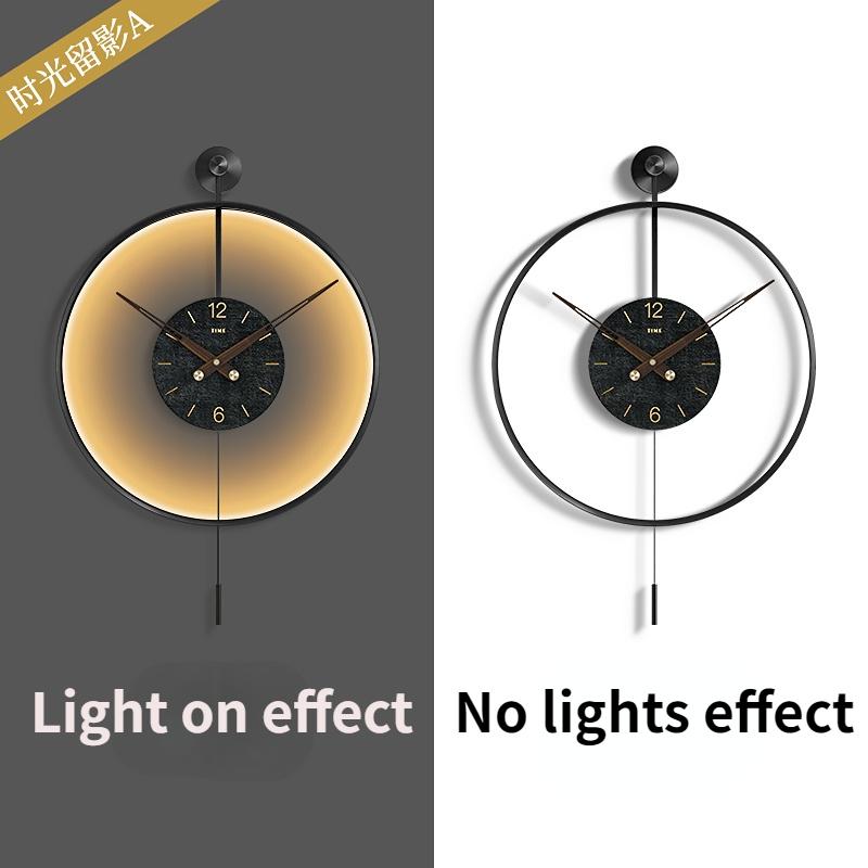 Новые современные светодиодные часы для украшения дома, настенные часы для гостиной, креативные часы для ресторана