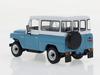 Scale Nissan PATROL 300 1970 Light Overseas Specification Finished Model FIRST43 1/43 H-60 Blue/White F43-164