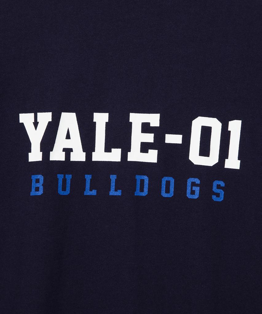 YALE 01 Бульдоги Футболка с цветными полосками Темно-синяя
