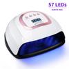 SUN T5 MAX 220W Nail Dryer Machine Drying All Gel Nail Polish Uv Led Nail Lamp Dryer With Sensor LCD Display