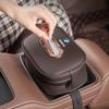 BMW Car Headrest Tissue Box, Premium PU Leather Hanging Napkin Holder, Universal Auto Seat Back Tissue Case,Car Interior Accessories