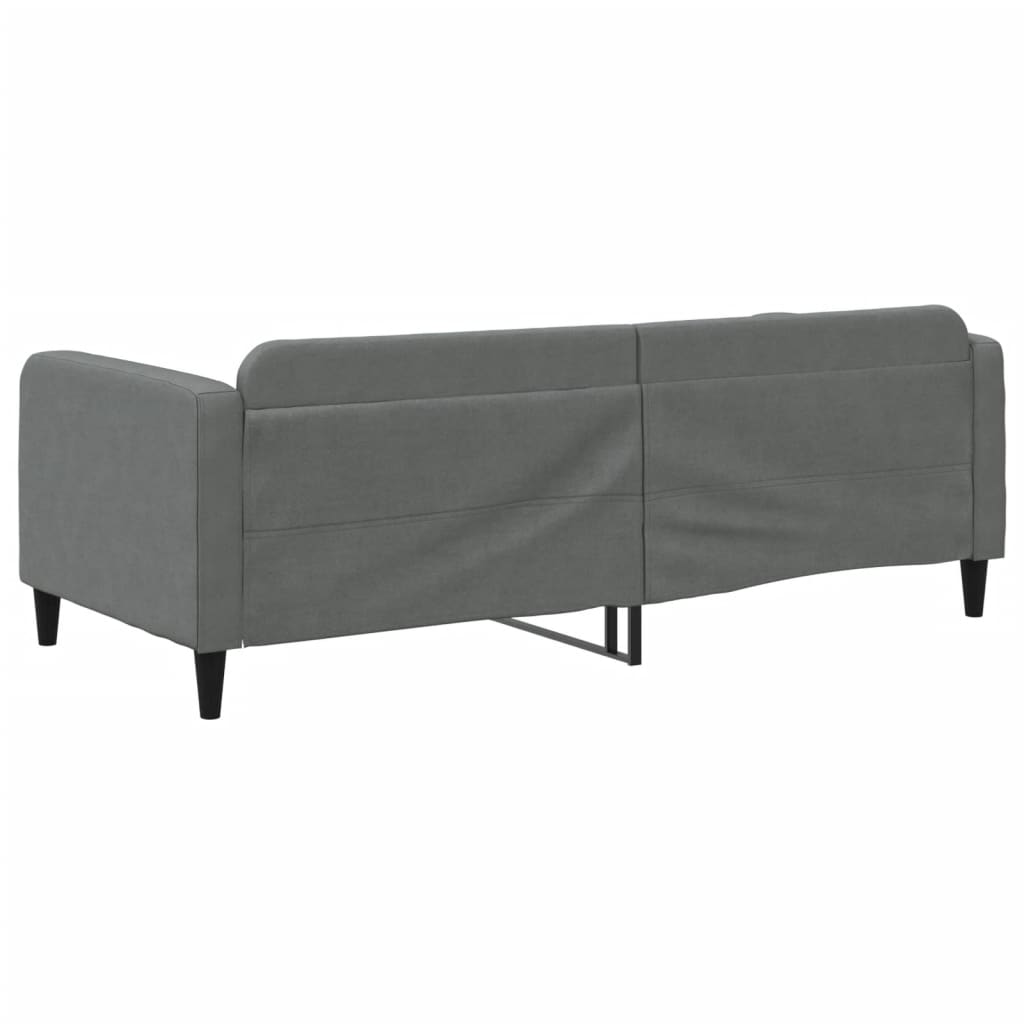 vidaXL Tagesbett Dunkelgrau 90x200 cm Stoff