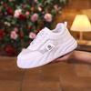 Женские кроссовки на толстой подошве 2025 новый тренд летняя сетчатая дышащая студенческая спортивная обувь повседневные маленькие белые кроссовки женская обувь