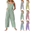 Womens Casual Overalls Jumpsuits Adjustable Straps Sleeveless Summer Cute Comfy Rompers With Pocket