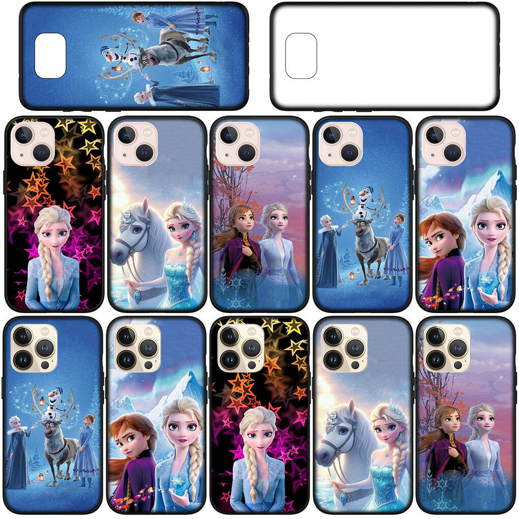 Для Samsung Galaxy S25 S24 S23 S22 Ultra FE Plus A17 A37 A57 A56 A55 A06 A16 A15 A36 A26 A35 A05 A25 A54 A34 Чехол для телефона Прекрасная Эльза Анна Олаф