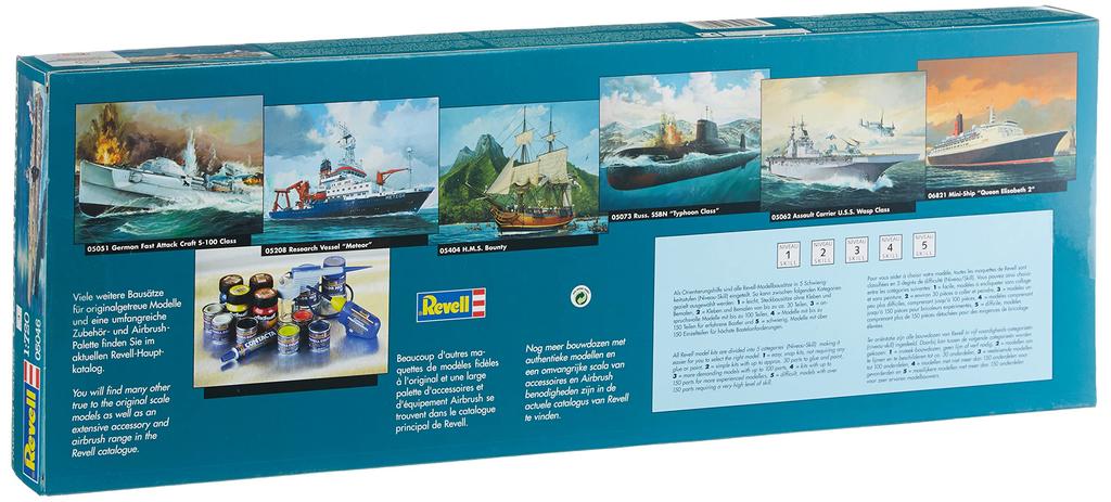 Немецкая модель Revell атомного авианосца Enterprise 05046 1/720