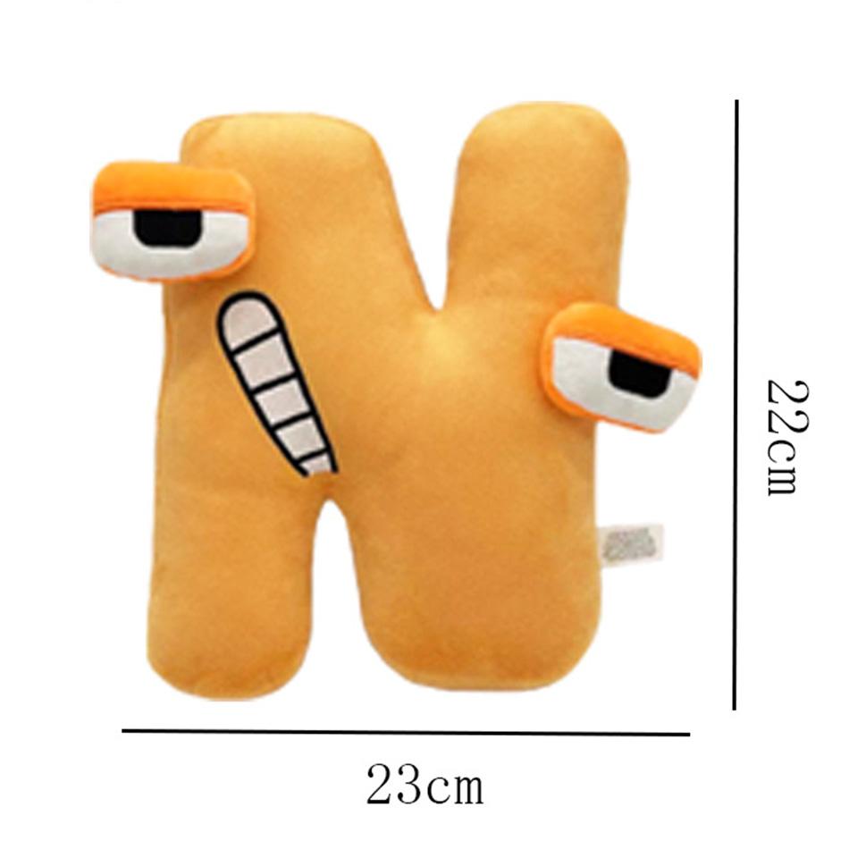 Alphabet Lore Мягкие игрушки Аниме Кукла Kawaii 26 Английские буквы Мягкие игрушки Дети Просвещение Монтессори Мягкая игрушка Кукла Подарки