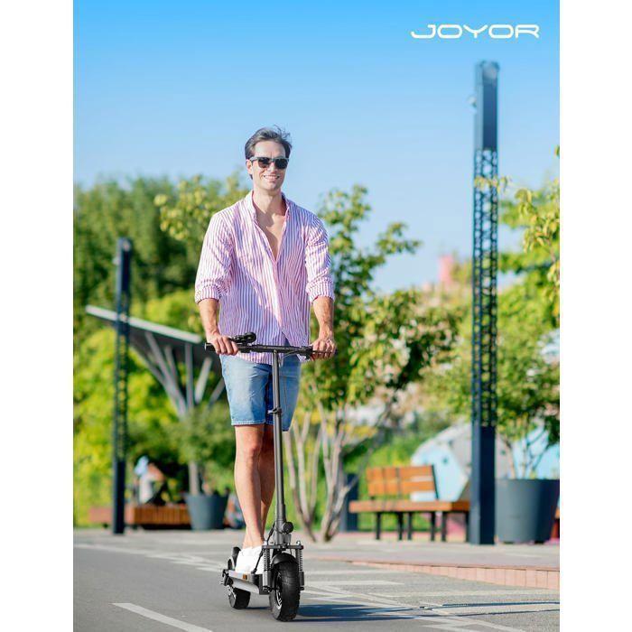 JOYOR Y8-S - Scooter électrique -- Moteur 500 W - Vitesse maximale 20 km/h - Batterie 48 V-26 Ah - Noir