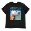 Футболка lil Sebastian уличная одежда футболки с принтом футбольная футболка однотонные белые футболки мужские