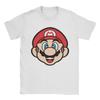 Мужская Женская Мультяшная Футболка Super Marios Хлопковая Одежда Винтажная Футболка с Коротким Рукавом Круглым Вырезом Футболка для Взрослых