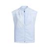 Solid Color Lightweight Breathable Full Zip Golf Vest Women Vests Blue-Dawn HT0021