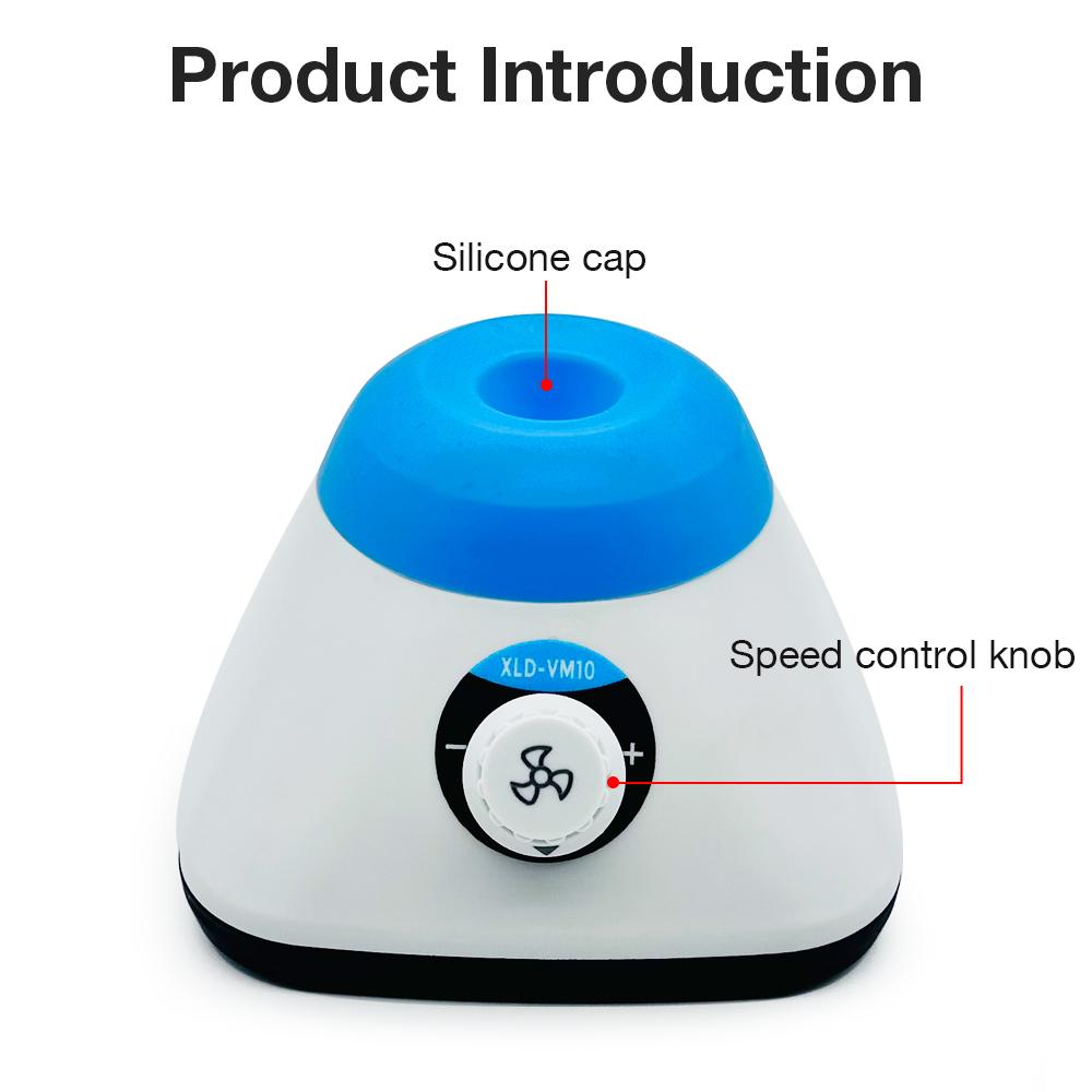 Мини Вортекс Миксер Лабораторный Шейкер Пигмент для Тату Лак для Ногтей Жидкие Чернила Миксер 50мл 0-4500об/мин Вилка ЕС VM10