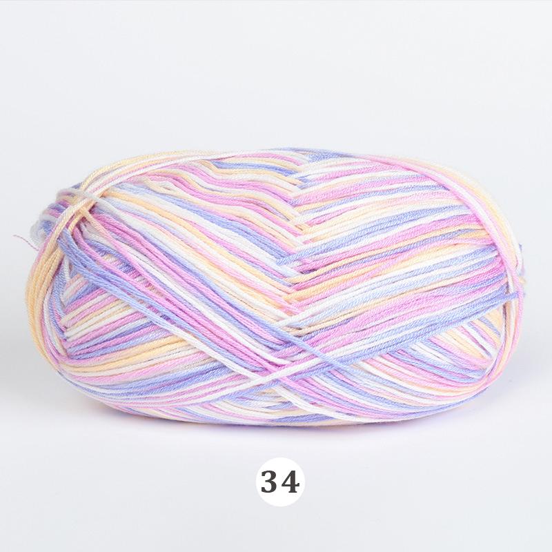 50g/Ball DIY Crochet Yarn Hand Woven Yarn Knitted Fabric Natural Bamboo Cotton Baby High Quality