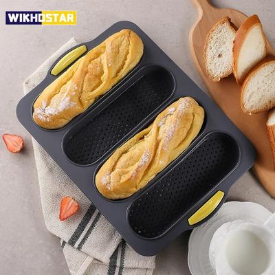 Форма для выпечки Ресторан Булочка для гамбургера Хот-дог Багет Вафли Силиконовая форма Антипригарный Инструмент для духовки кухонная Выпечка Аксессуары