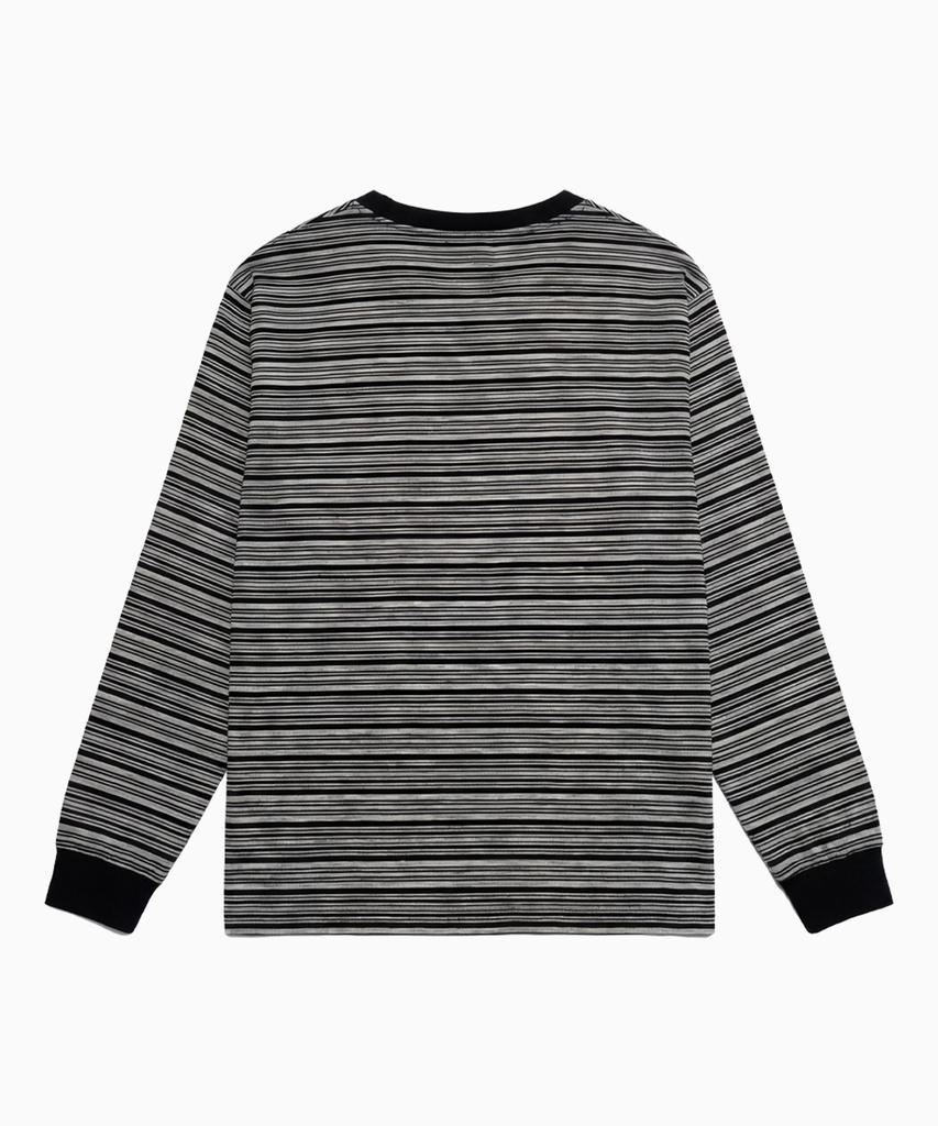 SAINTPAIN Sp Cross Logo Multi-Stripe Long Sleeve Black