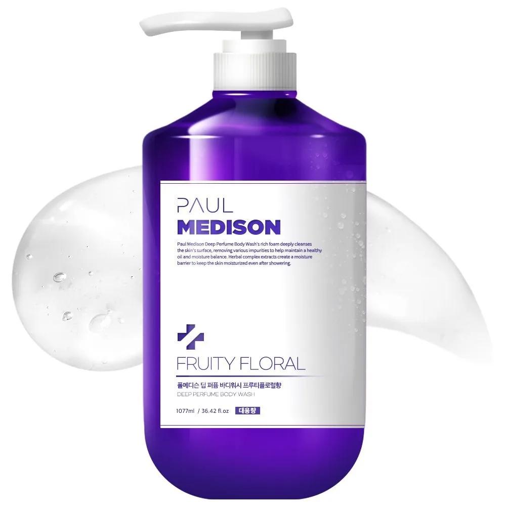 PAUL MEDISON Deep Perfume Body Wash Fruity Floral Scent 1077ml, 1
