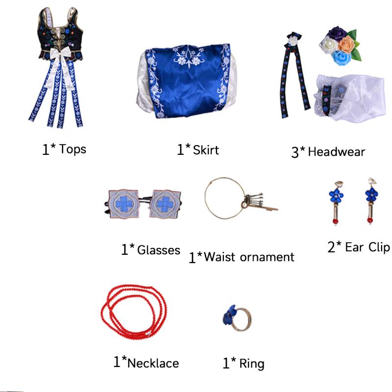 Identity V Vera Nair Cosplay Costume With Accessories Polyester Games Women