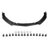 3pcs Carbon Fiber Style Front Bumper Lip Spoiler Fit for Mazda 3 Axela 2014‑2019