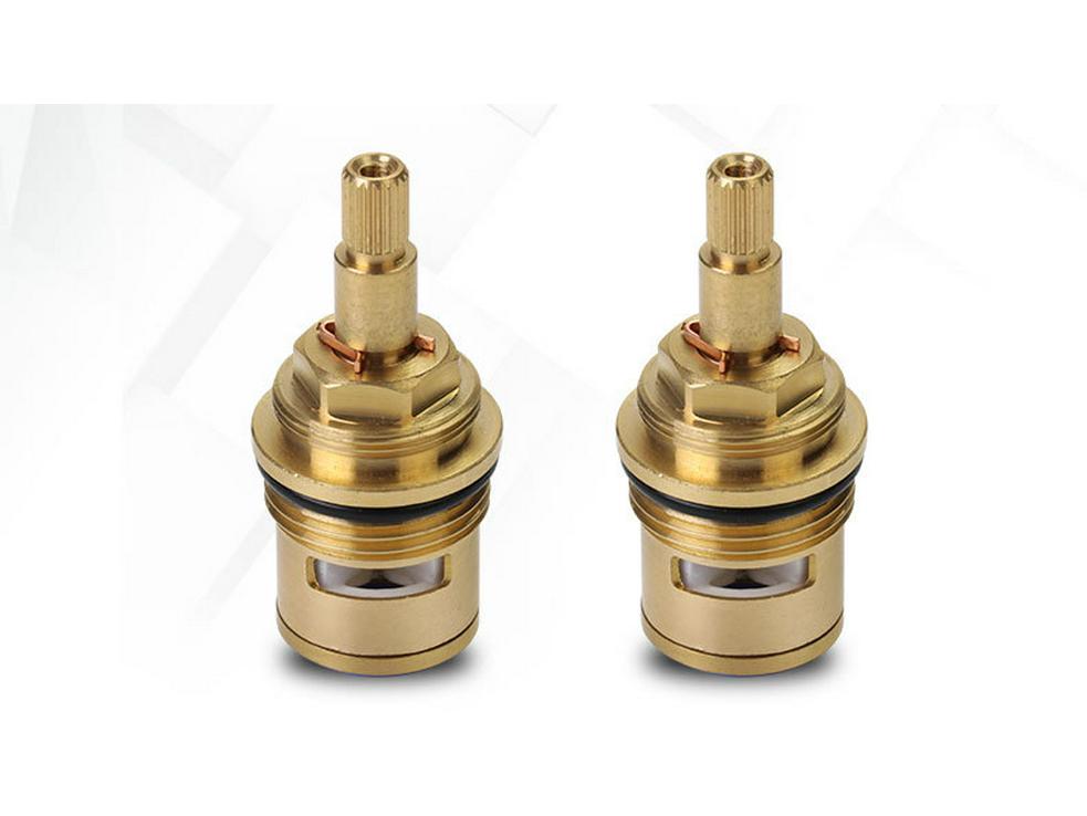 Медный клапан G3/4" с большим расходом для горячей/холодной воды с керамическим диском