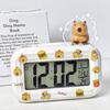 Mini Capybara Alarm Clock Cartoon Desktop Clock Cute LED Digital Clock  Student Dormitory