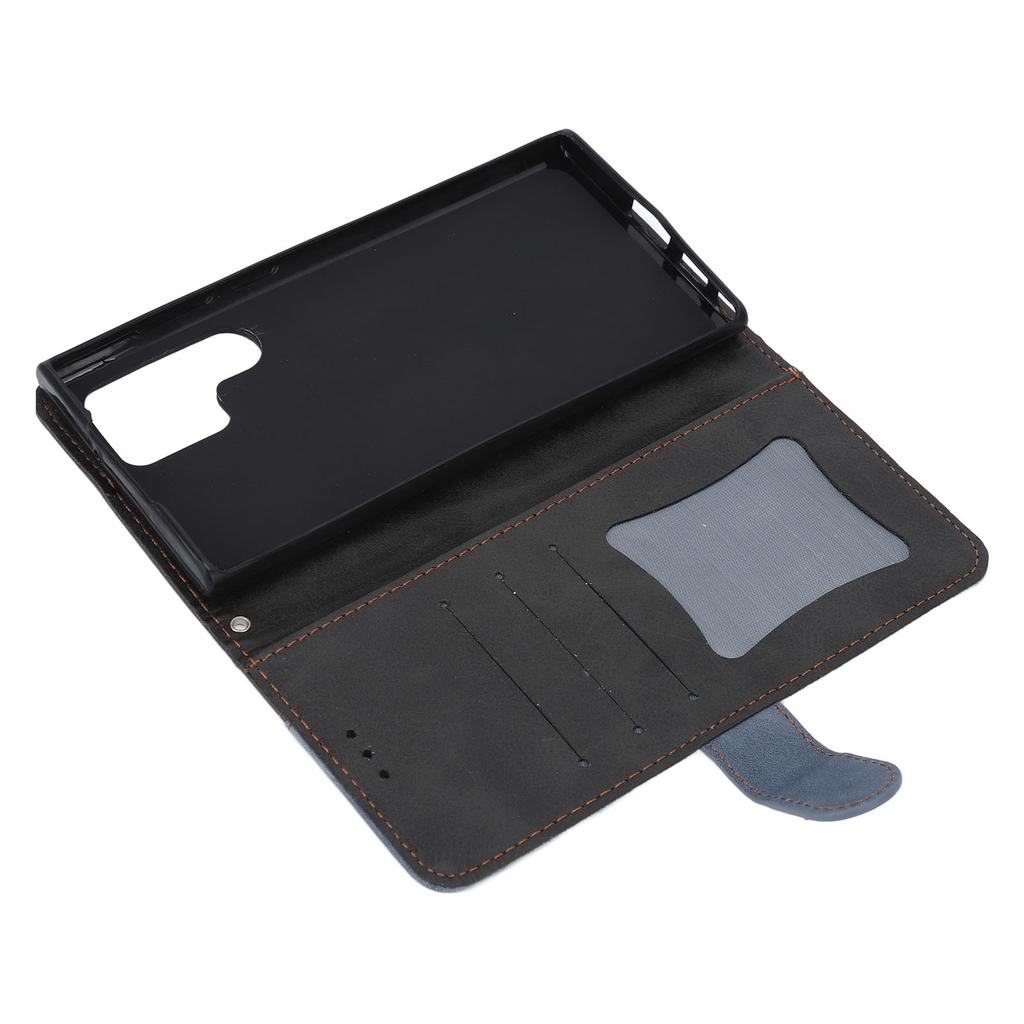 2 In 1 Wallet Case Precise Cutouts Built In Stand Magnetic Flip Cover with Lanyard for Galaxy S22