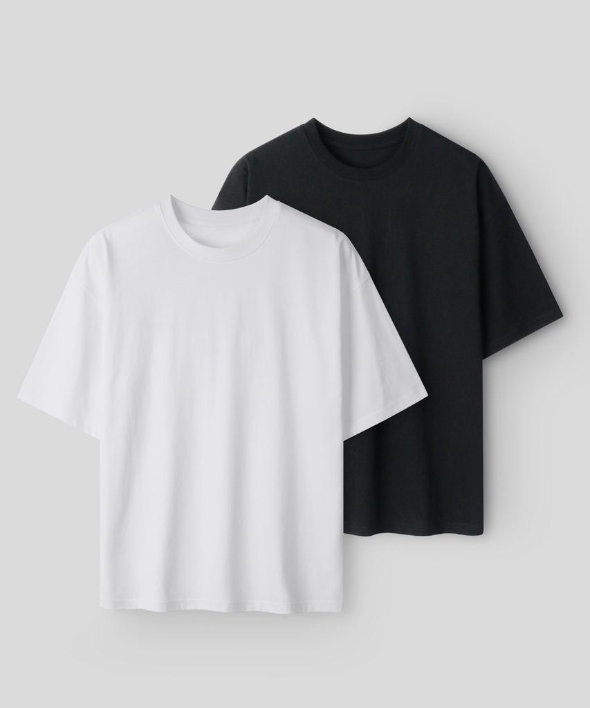 INDUST Soft Cotton Pocket Round Neck Half T-Shirt_2 Colors