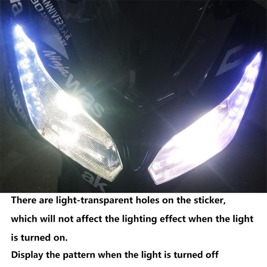 For 2014-2016 Kawasaki Z1000 Headlight Sticker Headlamp Decor Green Eye Decal X2