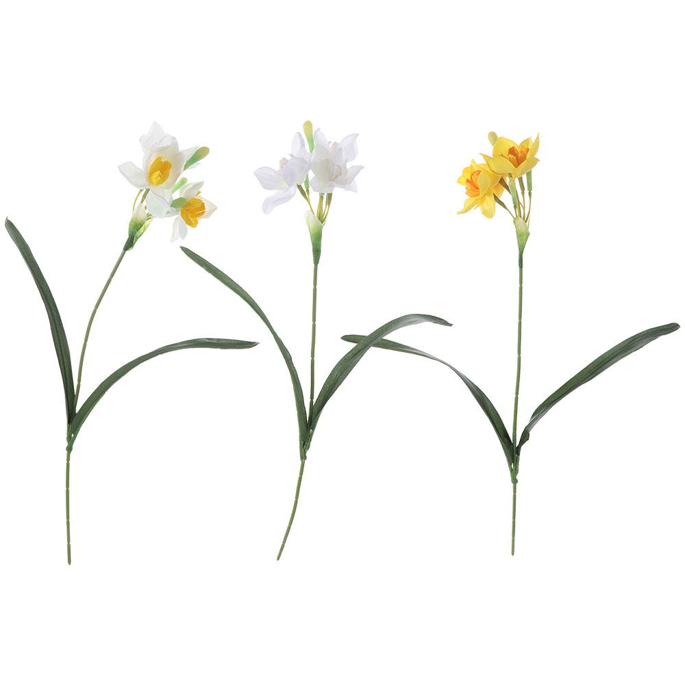 Искусственные цветы нарцисса Real Touch, искусственный букет из шелковых цветов, украшение для дома