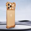 Необычный металлический бампер Чехол для телефона для IPhone 18 17 16 15 14 13 12 Pro Max Plus Защитная пленка для объектива Открытый алюминий Ударопрочный чехол