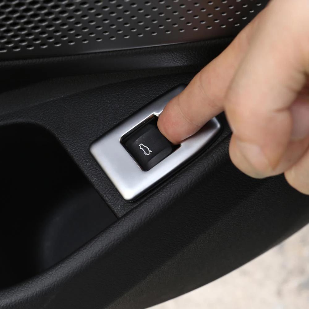 Стайлинг автомобиля, рамка переключателя задней двери, кнопка, наклейка, накладка, подходит для BMW 3 серии G20 G28-автомобильный интерьер