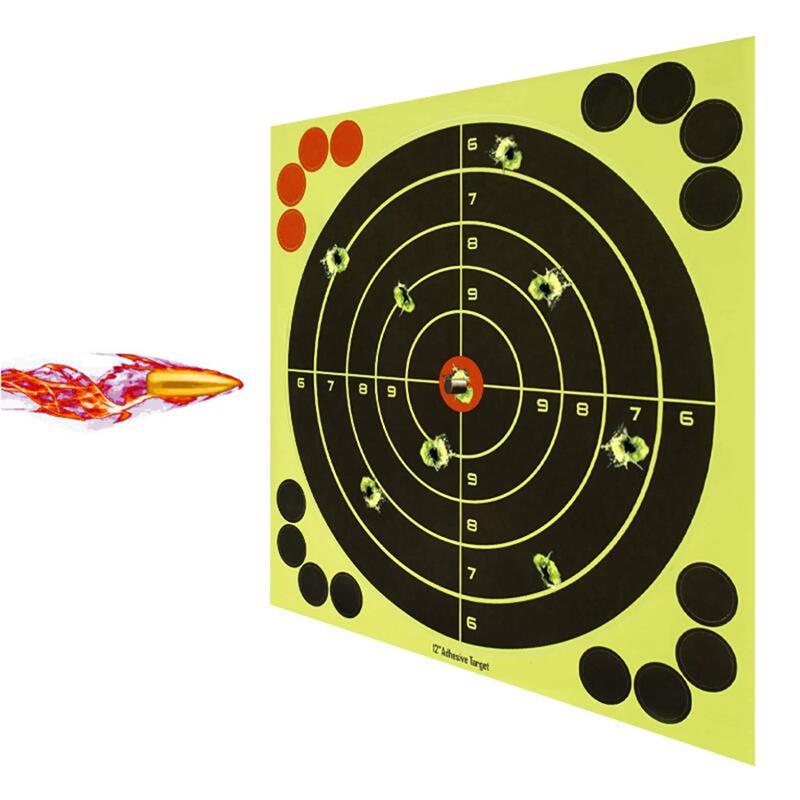 5/10Pcs Shooting Targets Reactive Splatter Adhesive Sticker Paper Gun Shoot Training