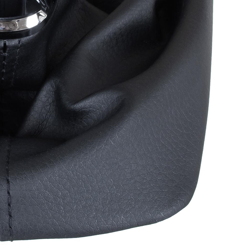 Skoda Octavia II 07-14 gear shift knob BLACK ABS + gaiter with frame 5 SPEEDS