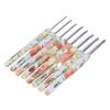 8pcs Crochet Hook Set Printing Aluminum Handcraft   Colorful Crochet Hook Ergonomic Knitting Hook for Knitters for Sewing
