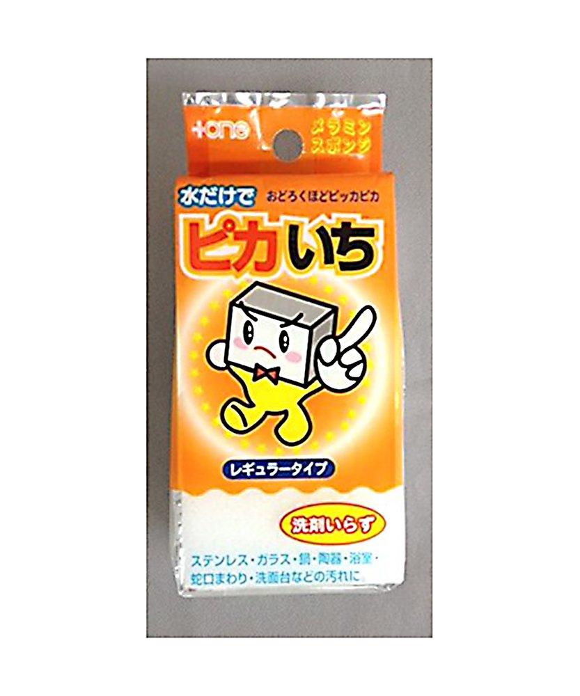 Plus One Pikaichi Меламин для кухни Губки, Набор из 10 штук, Обычный, Белый,